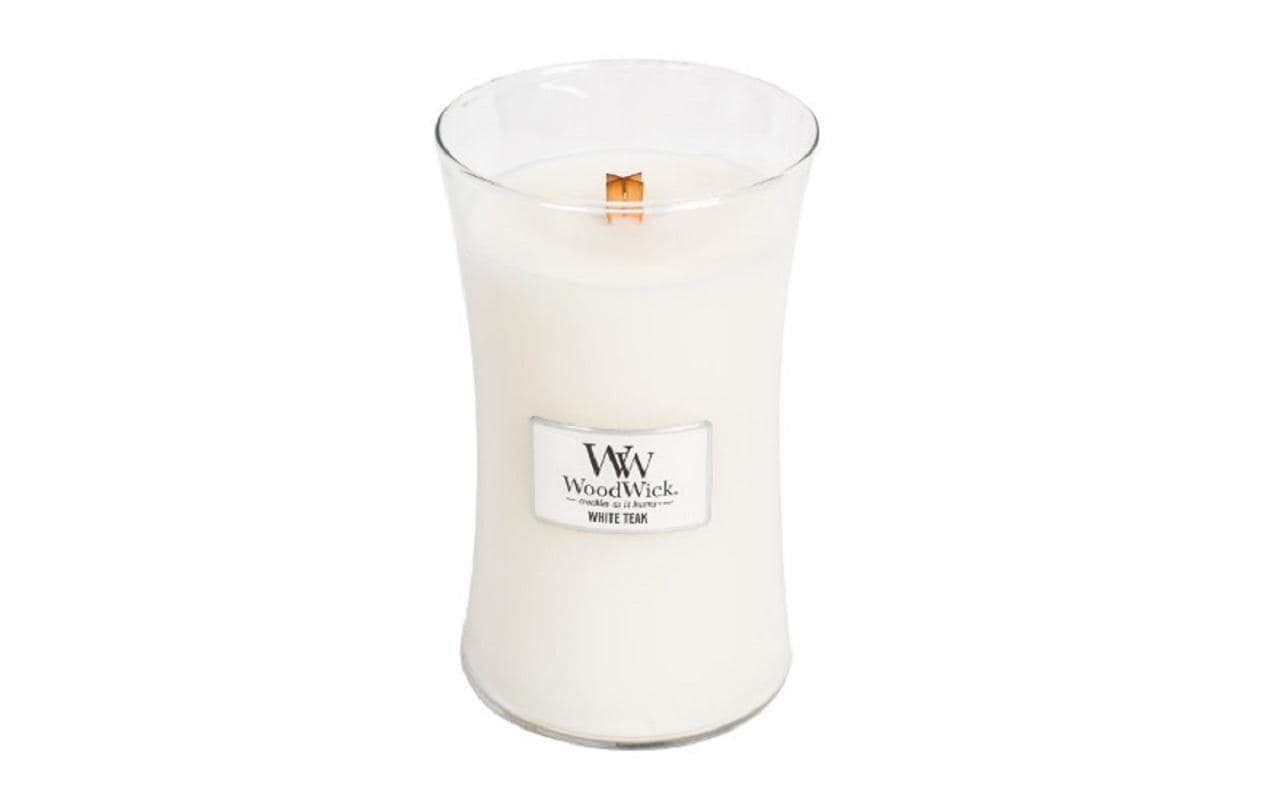 Woodwick Duftkerze »White Teak« Woodwick Duftkerze »White Teak« von Woodwick