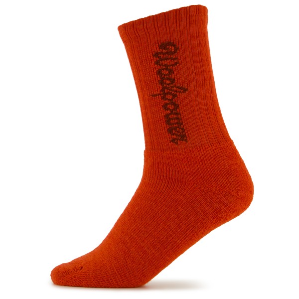 Woolpower - Kids Socks 400 Logo - Multifunktionssocken Gr 22-24;25-27;28-31 rot;schwarz von Woolpower