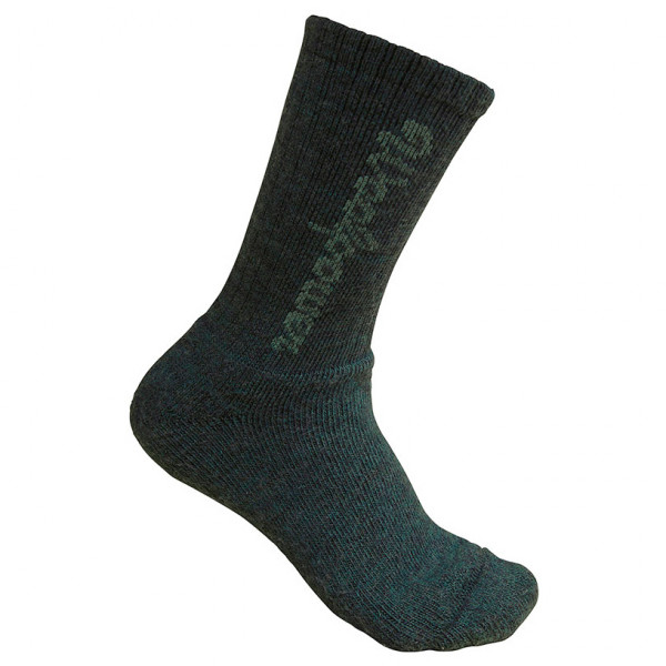 Woolpower - Kids Socks 400 Logo - Multifunktionssocken Gr 25-27 schwarz