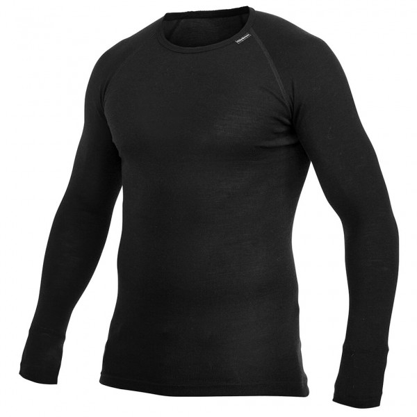 Woolpower - Lite Crewneck - Merinounterwäsche Gr S schwarz von Woolpower