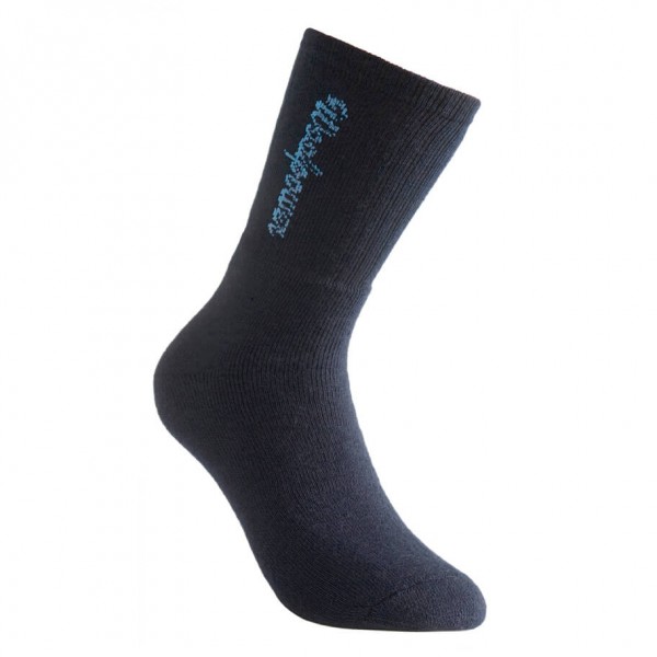 Woolpower - Sport Socks 400 Logo - Wandersocken Gr 45-48 blau/schwarz Woolpower - Sport Socks 400 Logo - Wandersocken Gr 45-48 blau/schwarz von Woolpower