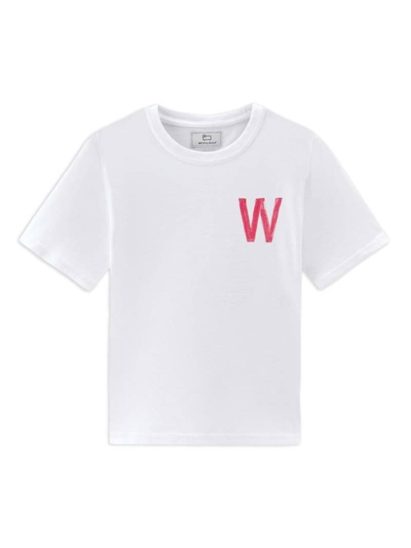 Woolrich Kids graphic-print cotton T-shirt - White von Woolrich Kids