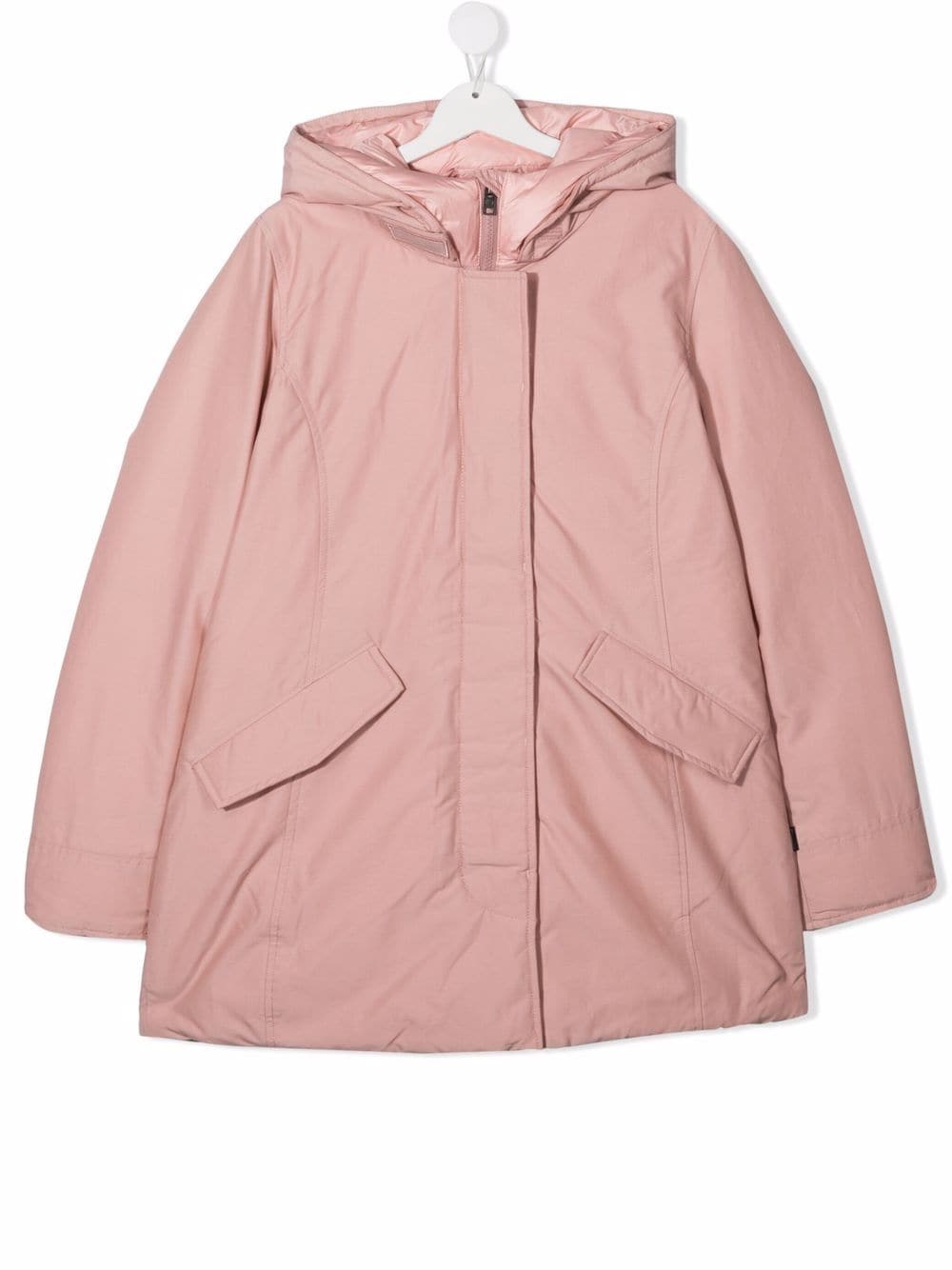 Woolrich Kids TEEN hooded down coat - Pink von Woolrich Kids