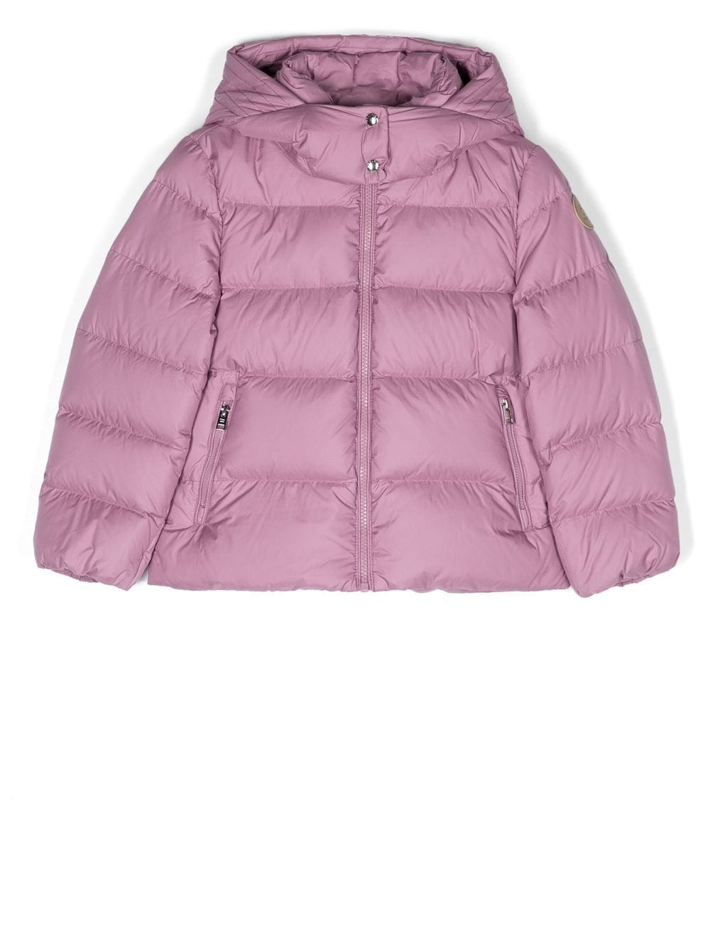 Woolrich Kids hooded down puffer jacket - Pink von Woolrich Kids