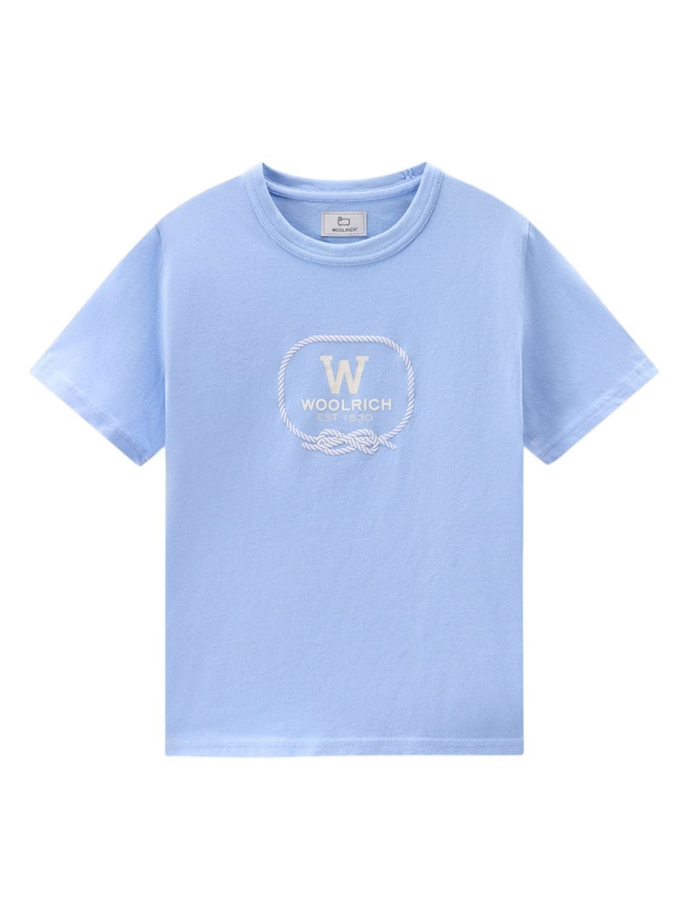 Woolrich Kids logo-print cotton T-shirt - Blue von Woolrich Kids
