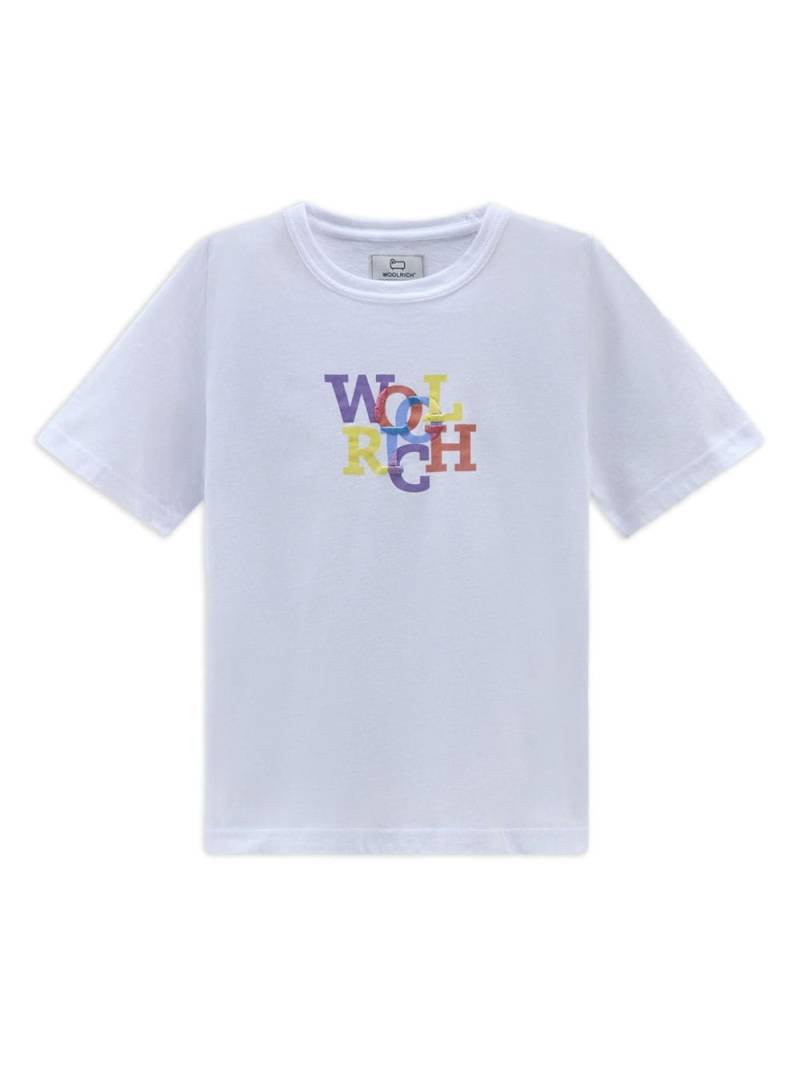 Woolrich Kids logo-print cotton T-shirt - White von Woolrich Kids