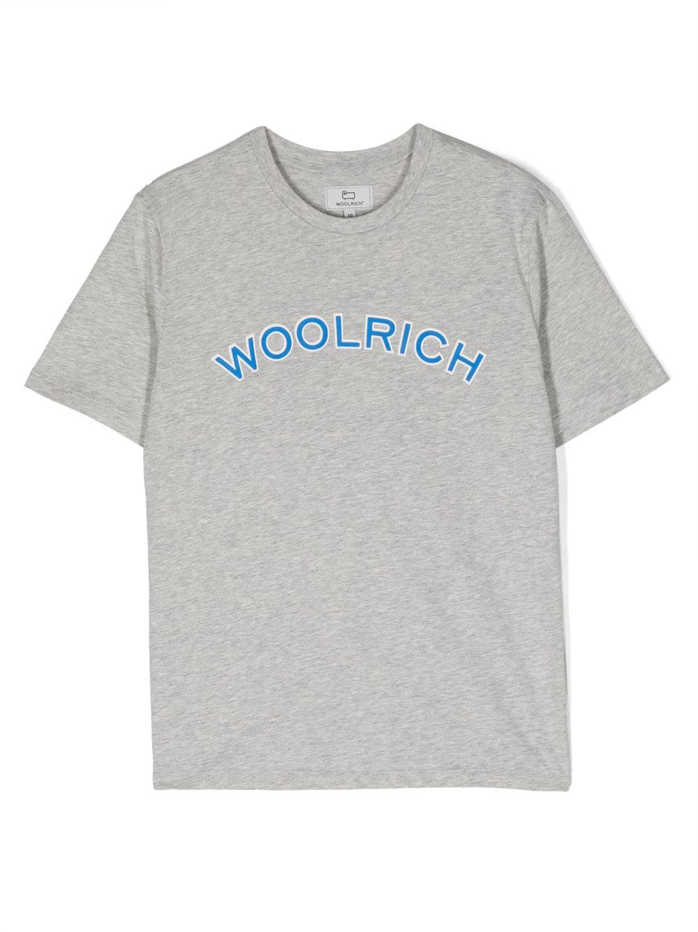 Woolrich Kids logo-print organic cotton T-shirt - Grey von Woolrich Kids