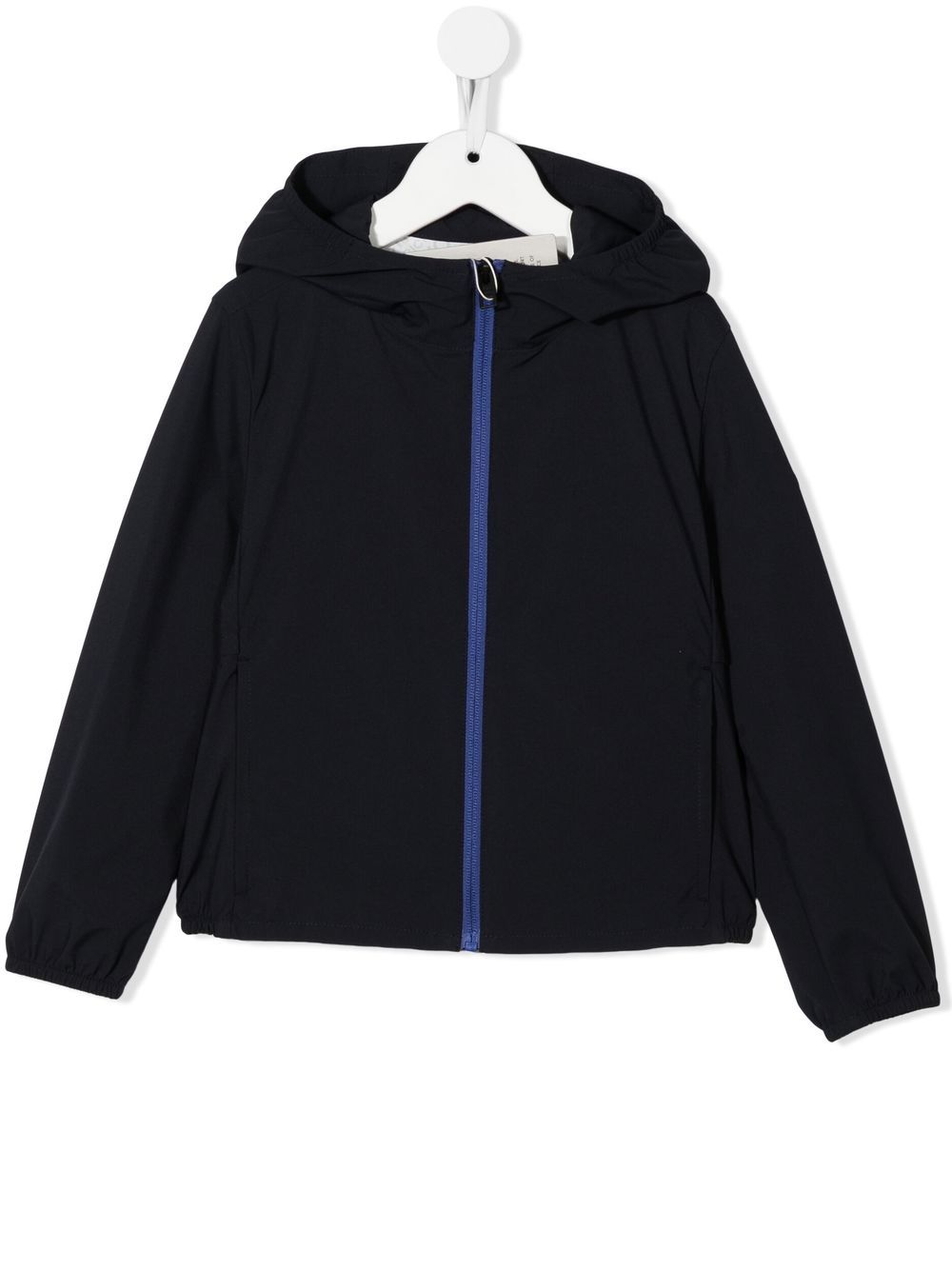 Woolrich Kids two-pocket zip-up hooded jacket - Blue von Woolrich Kids