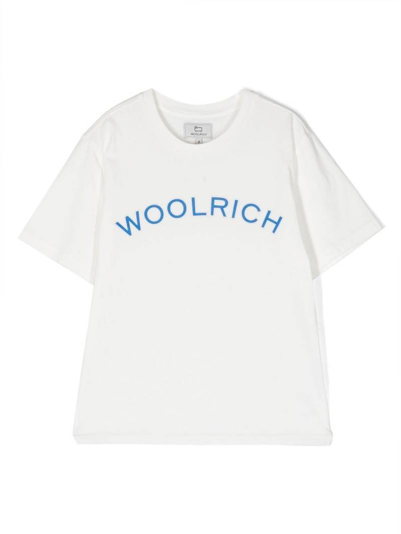 Woolrich Kids varsity logo-print t-shirt - White von Woolrich Kids
