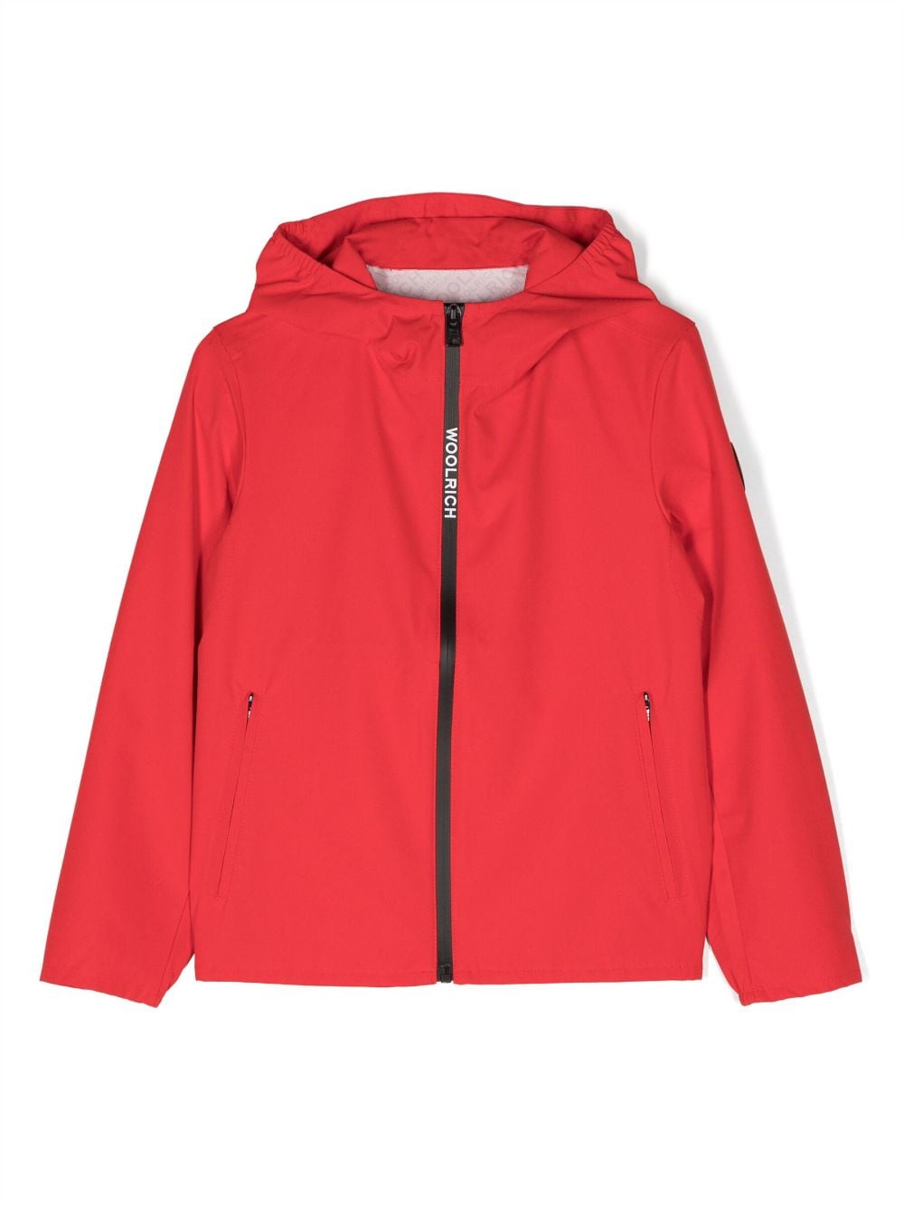 Woolrich Kids zip-up hooded jacket - Red von Woolrich Kids