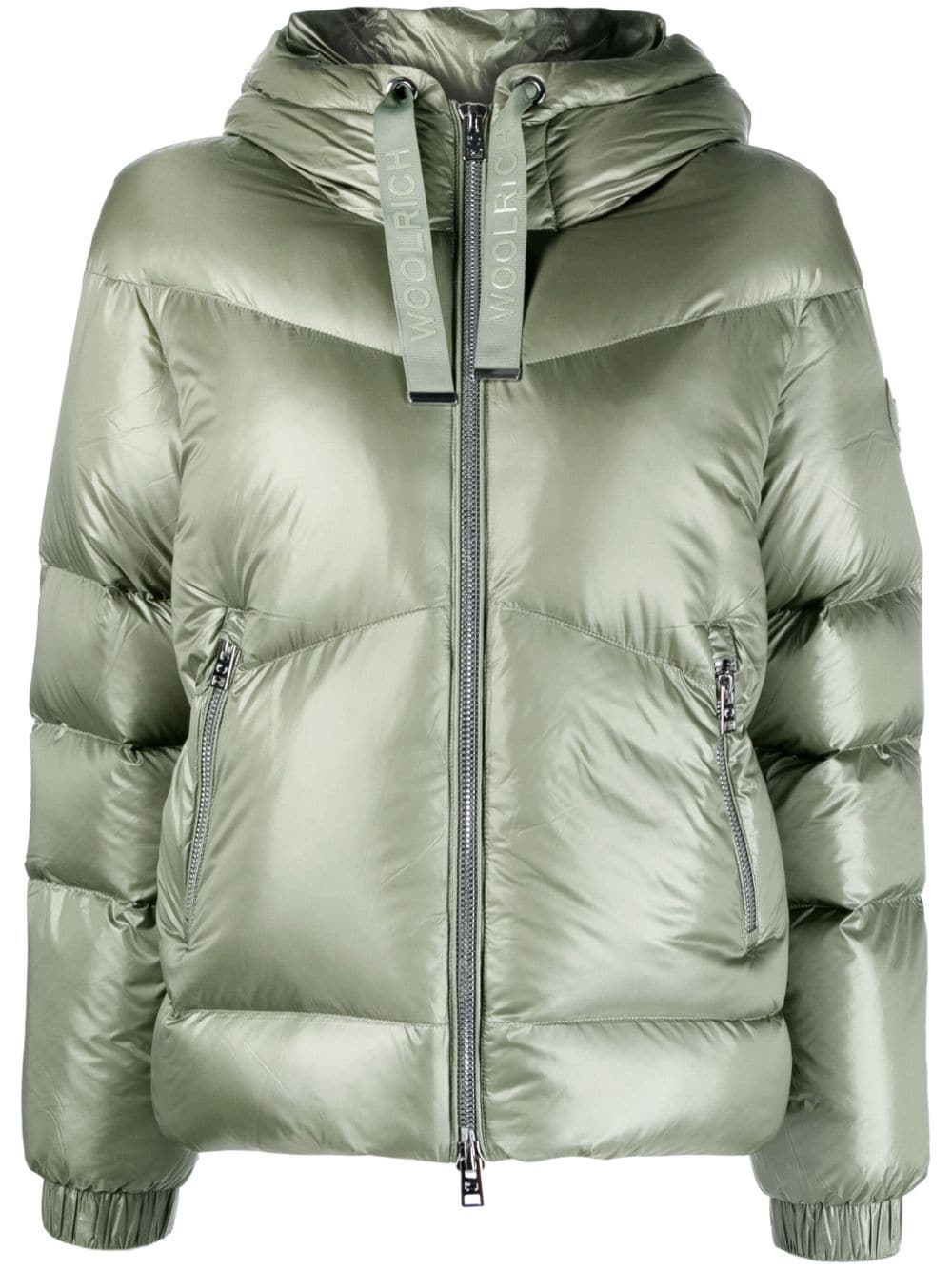 Woolrich Aliquippa Short puffer jacket - Green von Woolrich