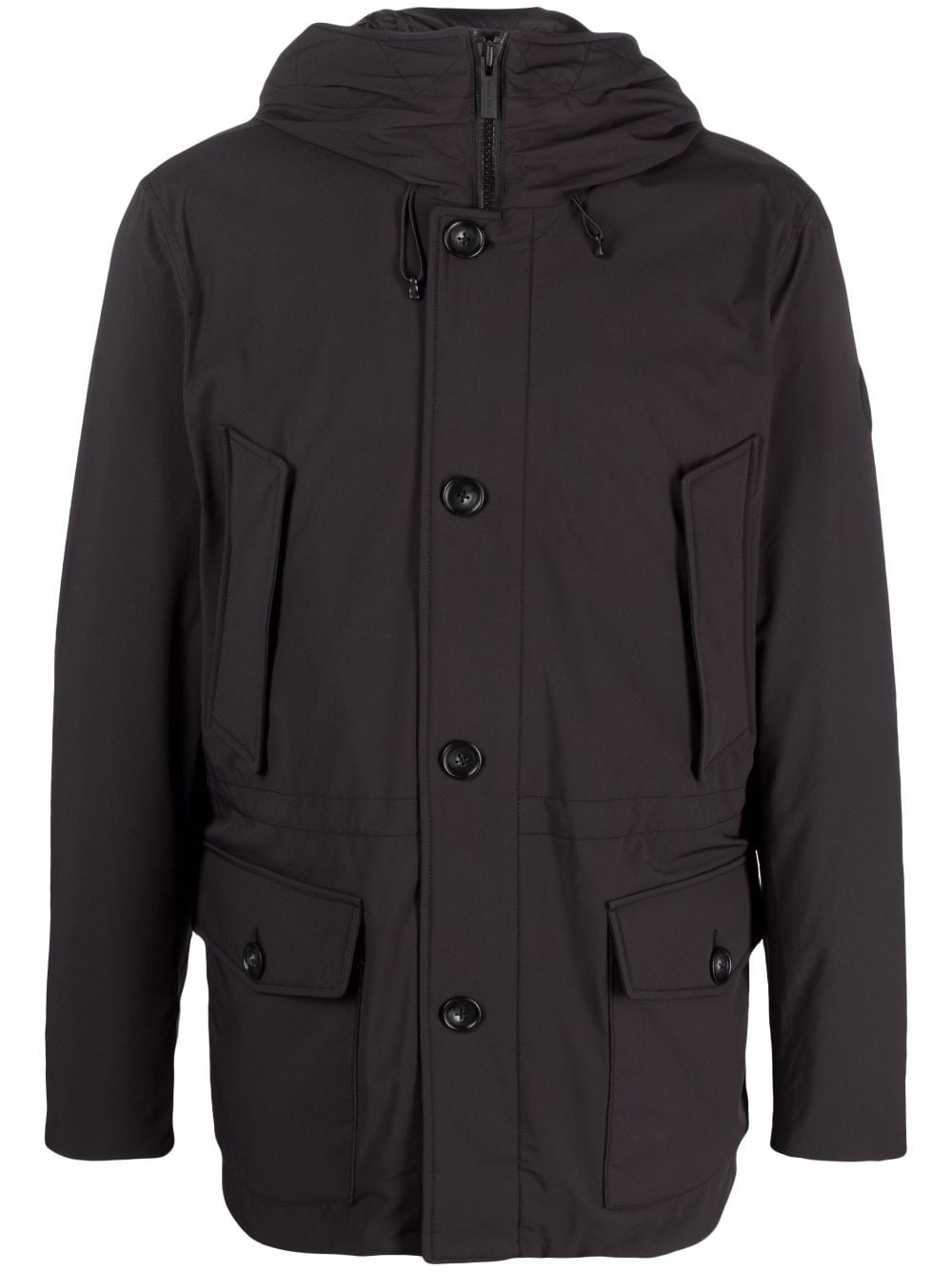 Woolrich Arctic hooded padded parka - Black von Woolrich