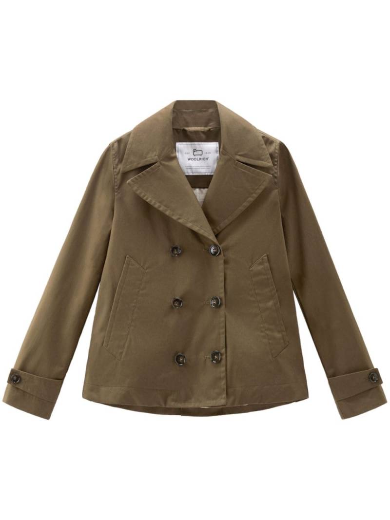 Woolrich Havice double-breasted peacoat - Green von Woolrich