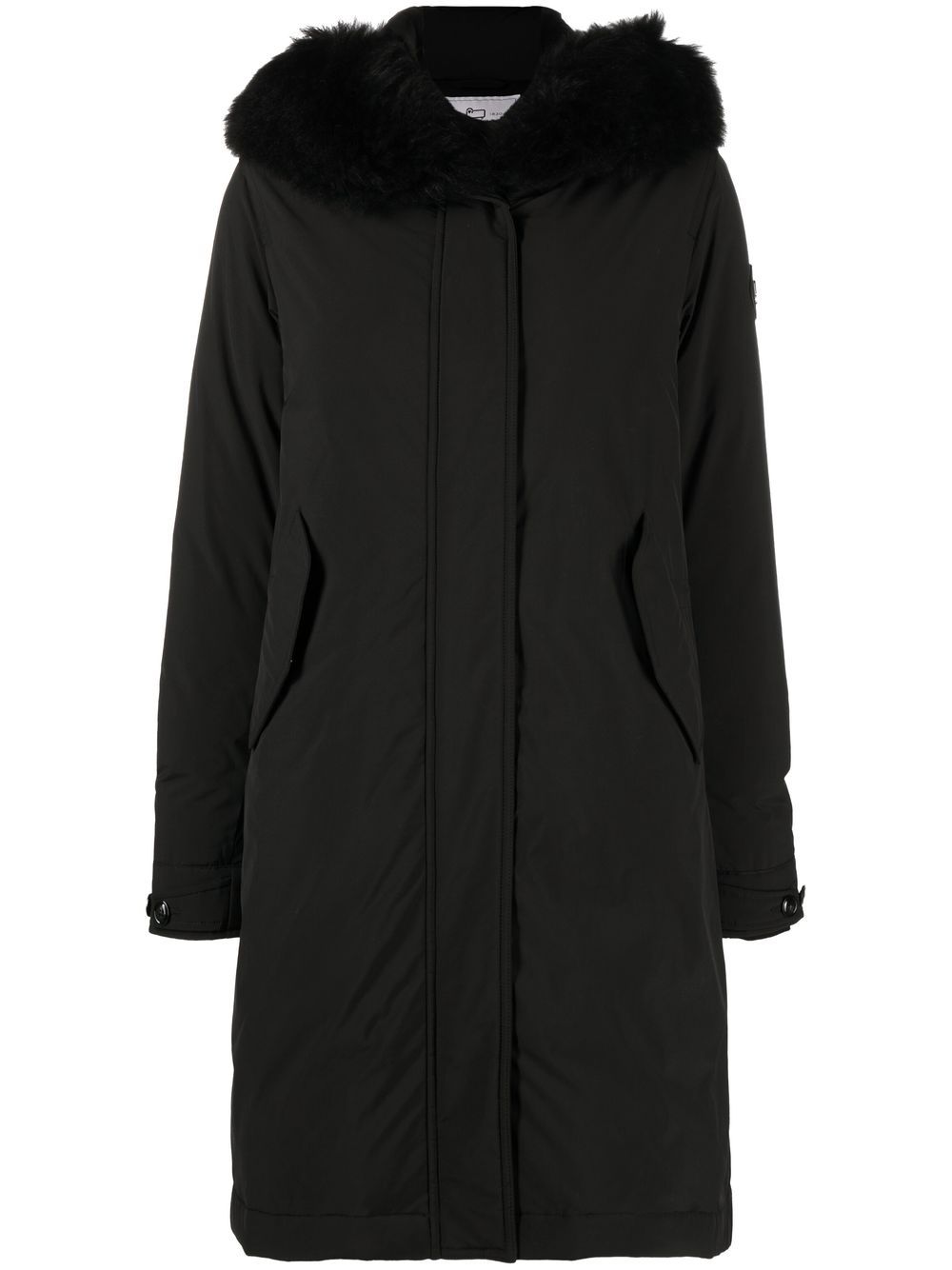Woolrich Keystone hooded parka coat - Black von Woolrich