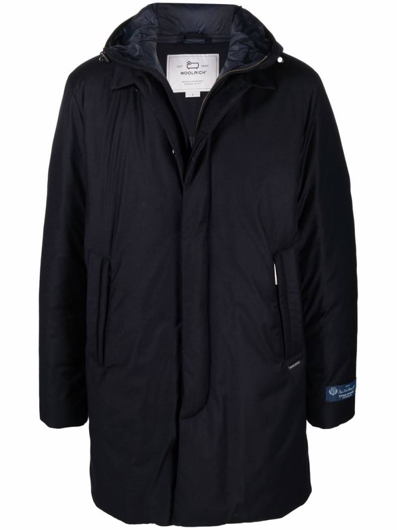 Woolrich Luxury hooded coat - Blue von Woolrich