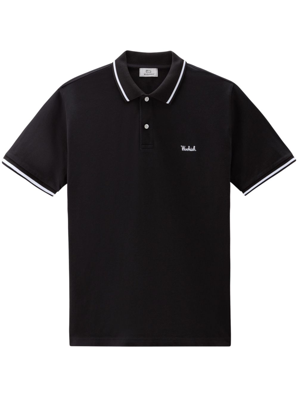 Woolrich Monterey cotton polo shirt - Black von Woolrich