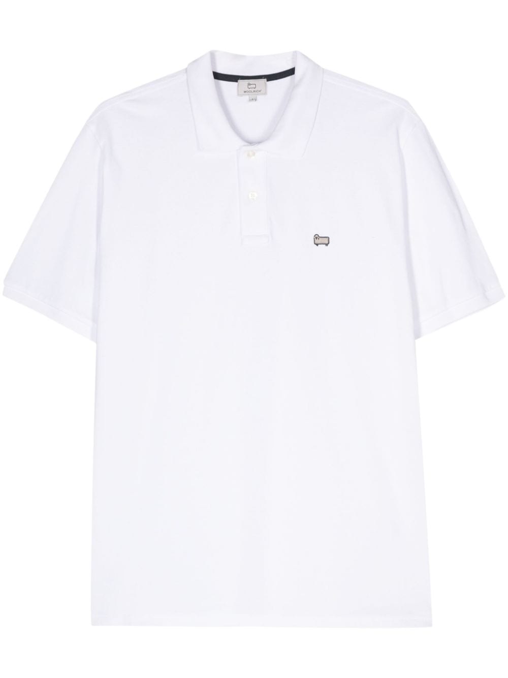 Woolrich appliqué-logo polo shirt - White von Woolrich