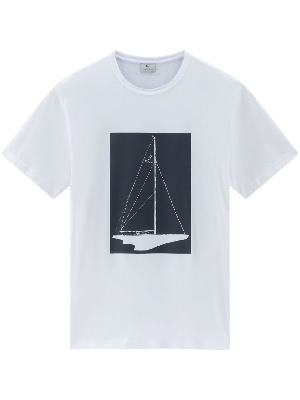 Woolrich boat-print T-shirt - White von Woolrich