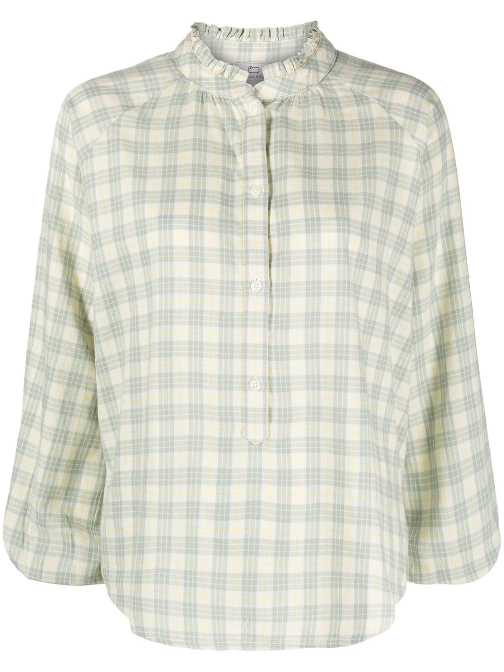 Woolrich checked cotton blouse - Green von Woolrich