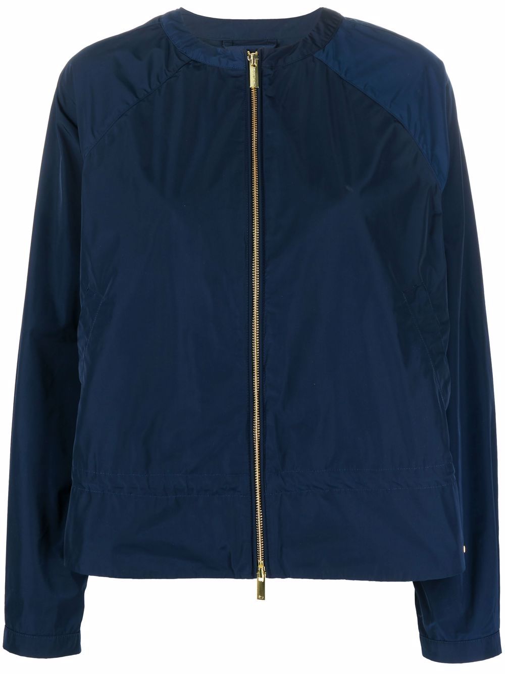 Woolrich round-neck zipped jacket - Blue von Woolrich