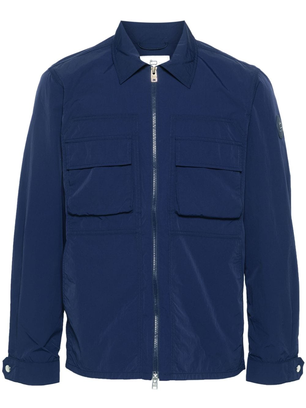 Woolrich crinkled lightweight jacket - Blue von Woolrich