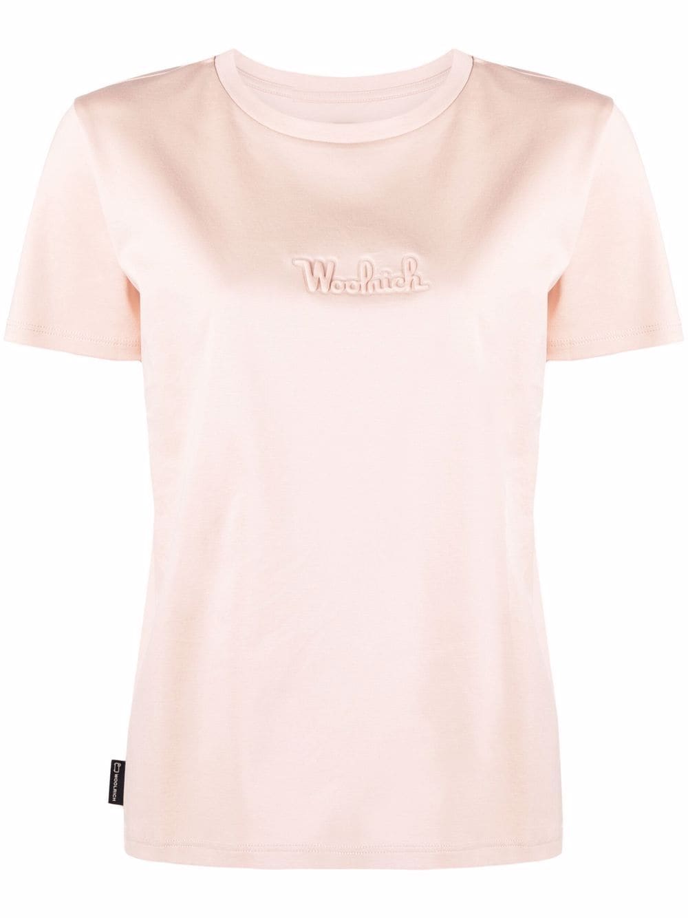 Woolrich debossed-logo T-shirt - Pink von Woolrich