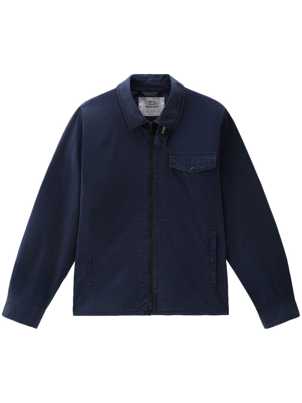 Woolrich gabardine-weave shirt jacket - Blue von Woolrich