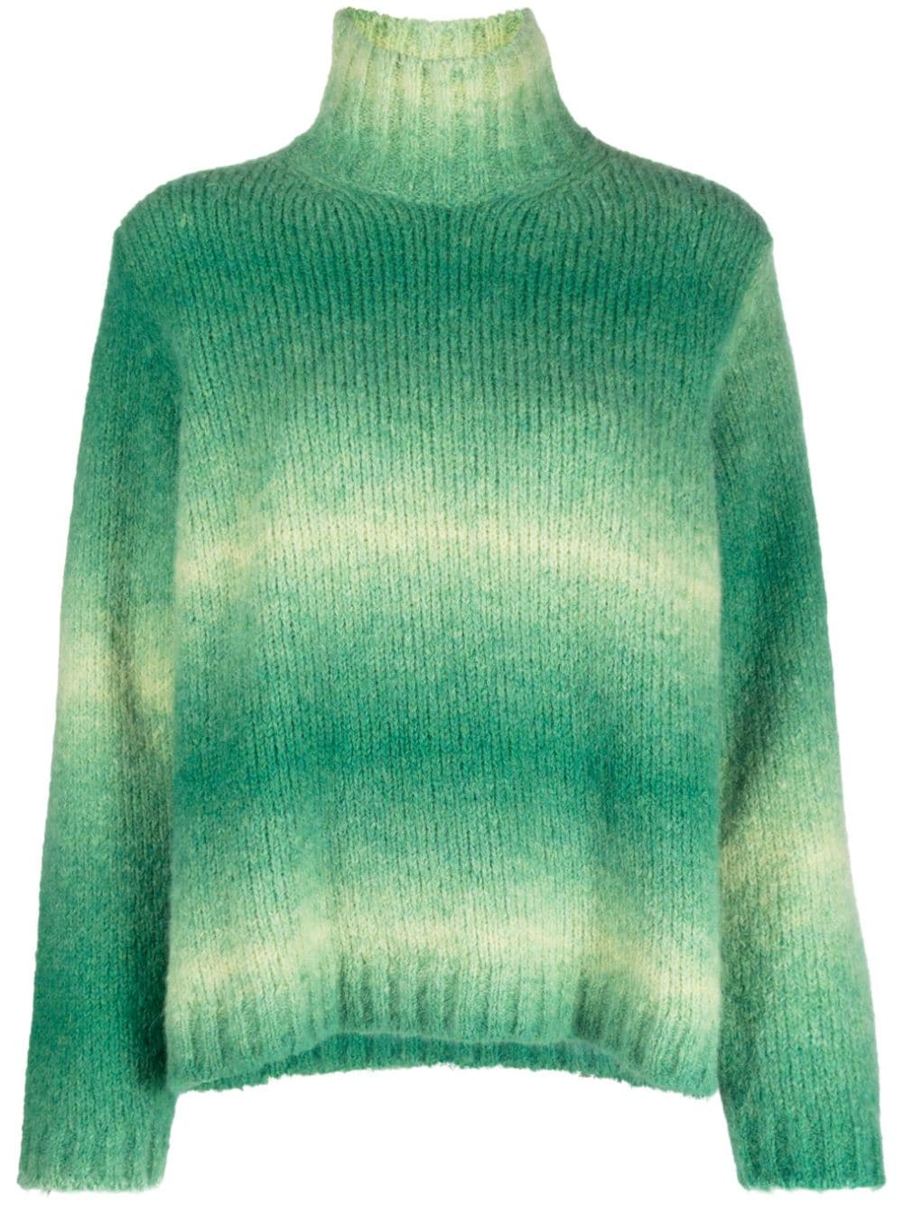 Woolrich high-neck alpaca-blend jumper - Green von Woolrich