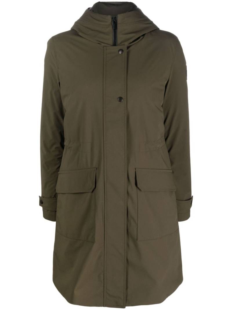 Woolrich hooded padded coat - Green von Woolrich