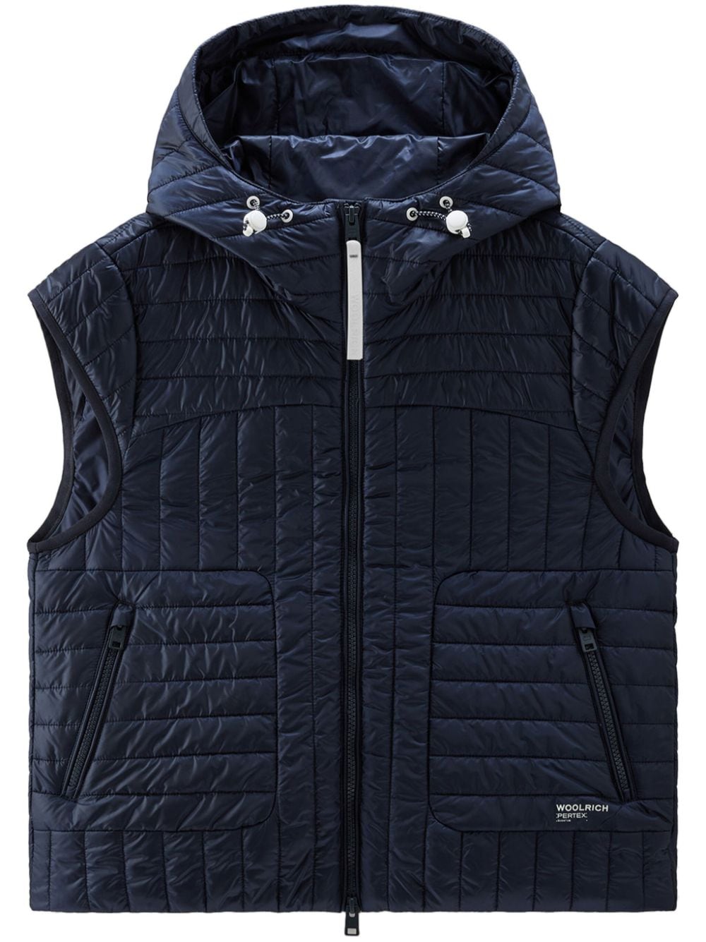 Woolrich hooded quilted gilet - Blue von Woolrich