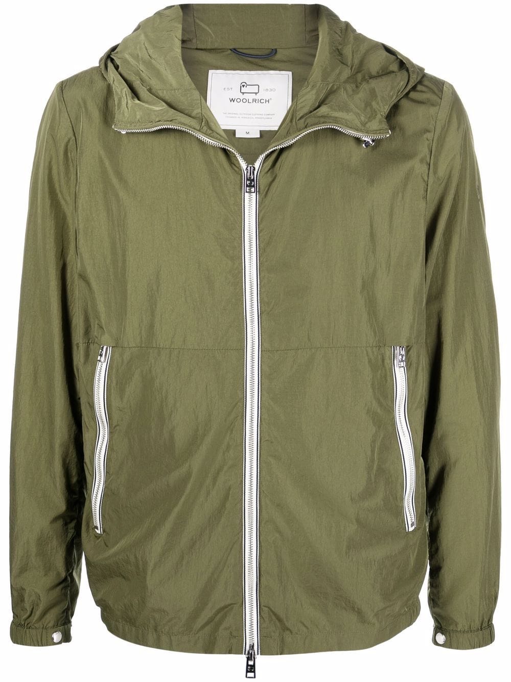 Woolrich hooded zip-fastening jacket - Green von Woolrich