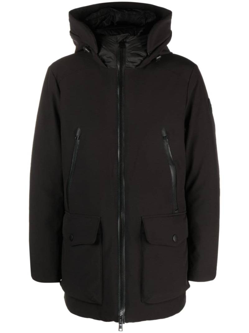 Woolrich hooded zip-up parka - Black von Woolrich