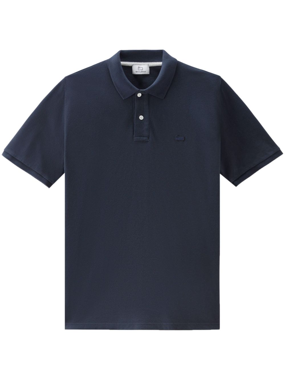 Woolrich logo-embroidered polo shirt - Blue von Woolrich