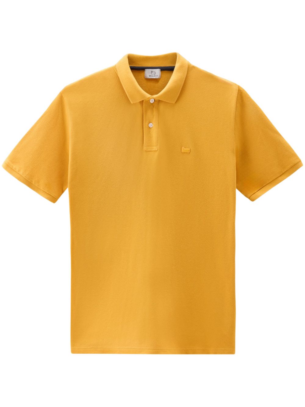 Woolrich logo-embroidered polo shirt - Yellow von Woolrich