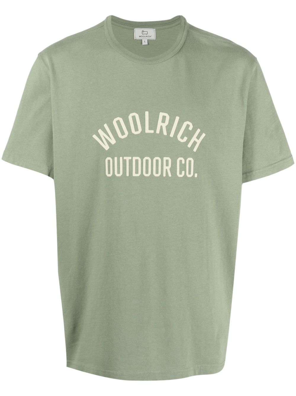 Woolrich logo-print cotton T-shirt - Green von Woolrich