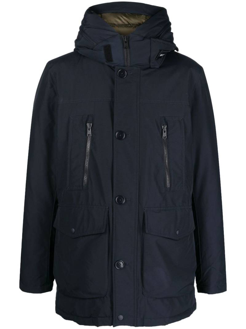 Woolrich long-sleeve hooded padded coat - Blue von Woolrich