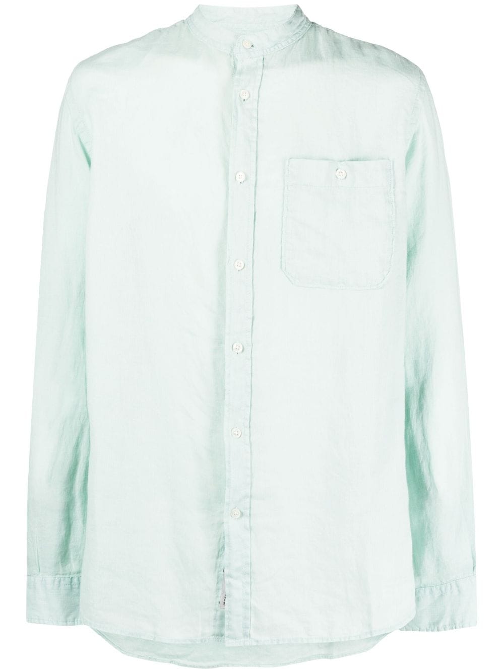 Woolrich long-sleeve linen shirt - Green von Woolrich