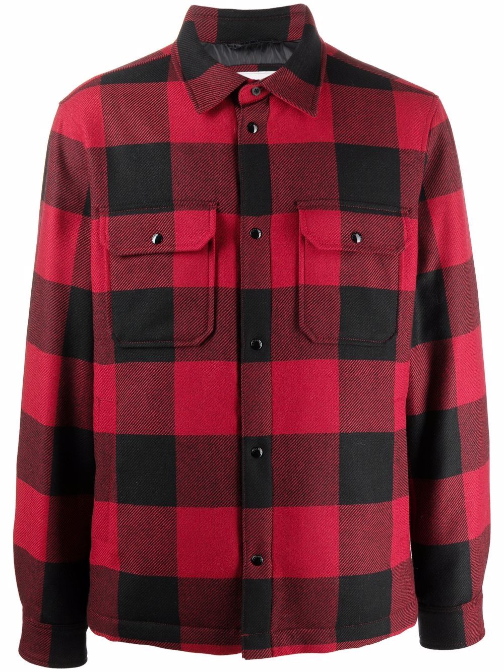 Woolrich plaid-check padded jacket - Red von Woolrich