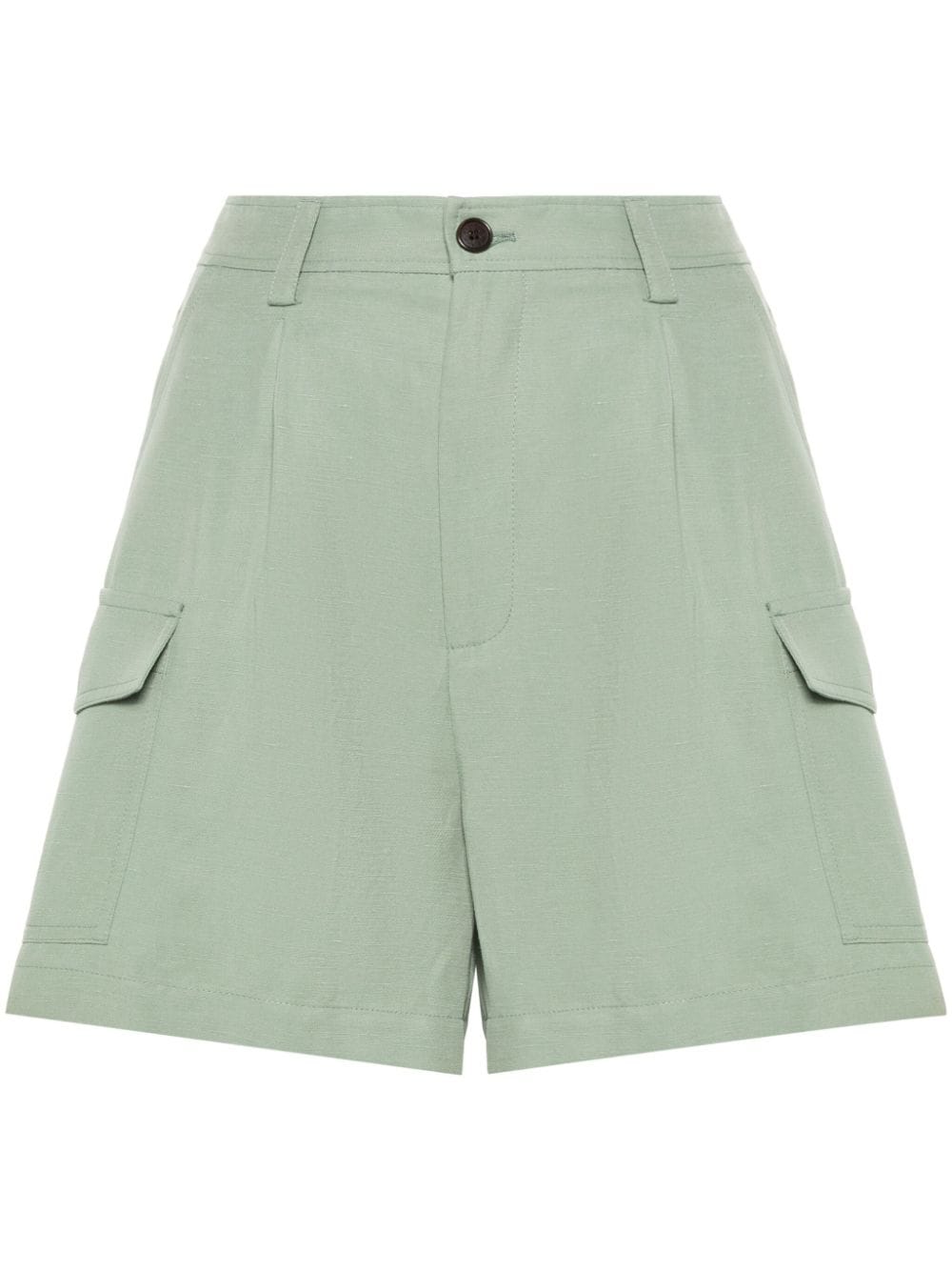 Woolrich pleated cargo shorts - Green von Woolrich