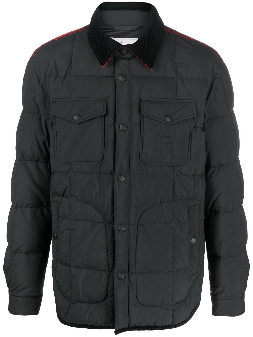 Woolrich quilted shirt jacket - Black von Woolrich