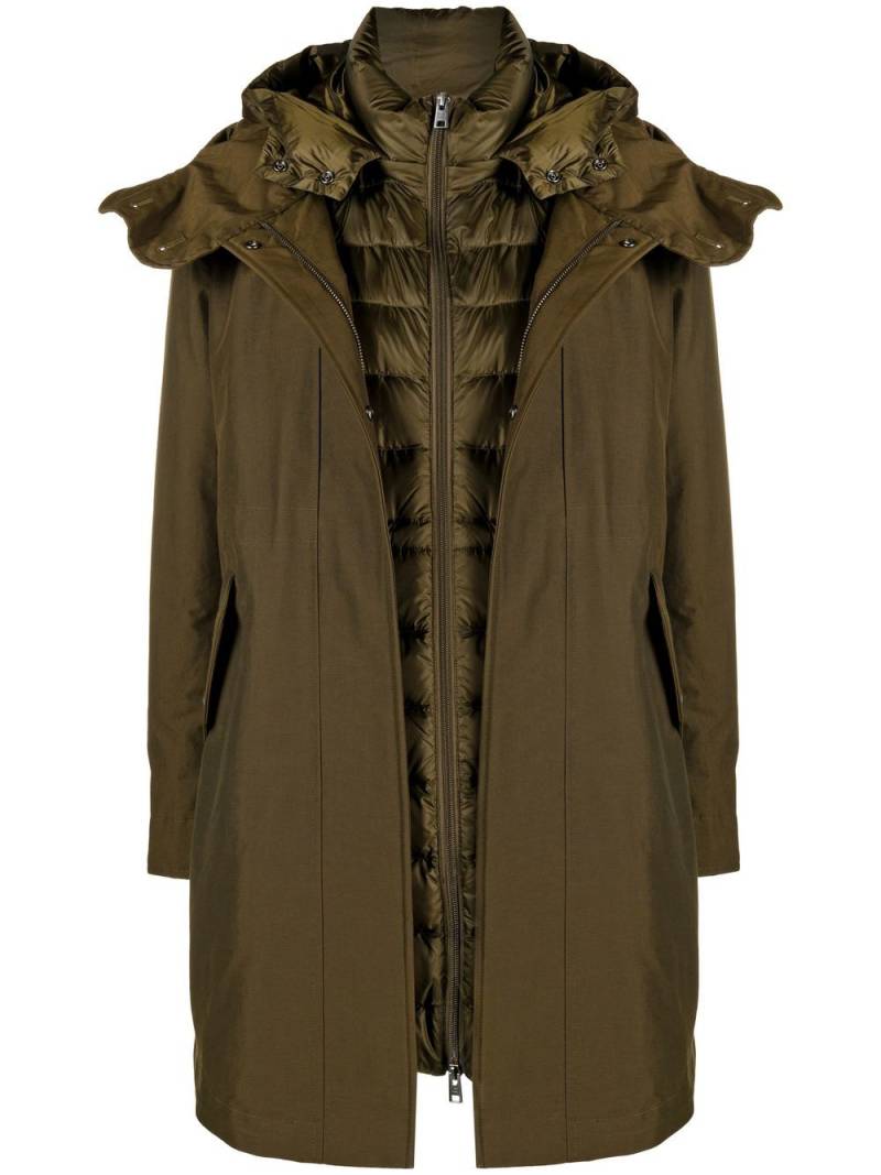 Woolrich reversible padded coat - Green von Woolrich