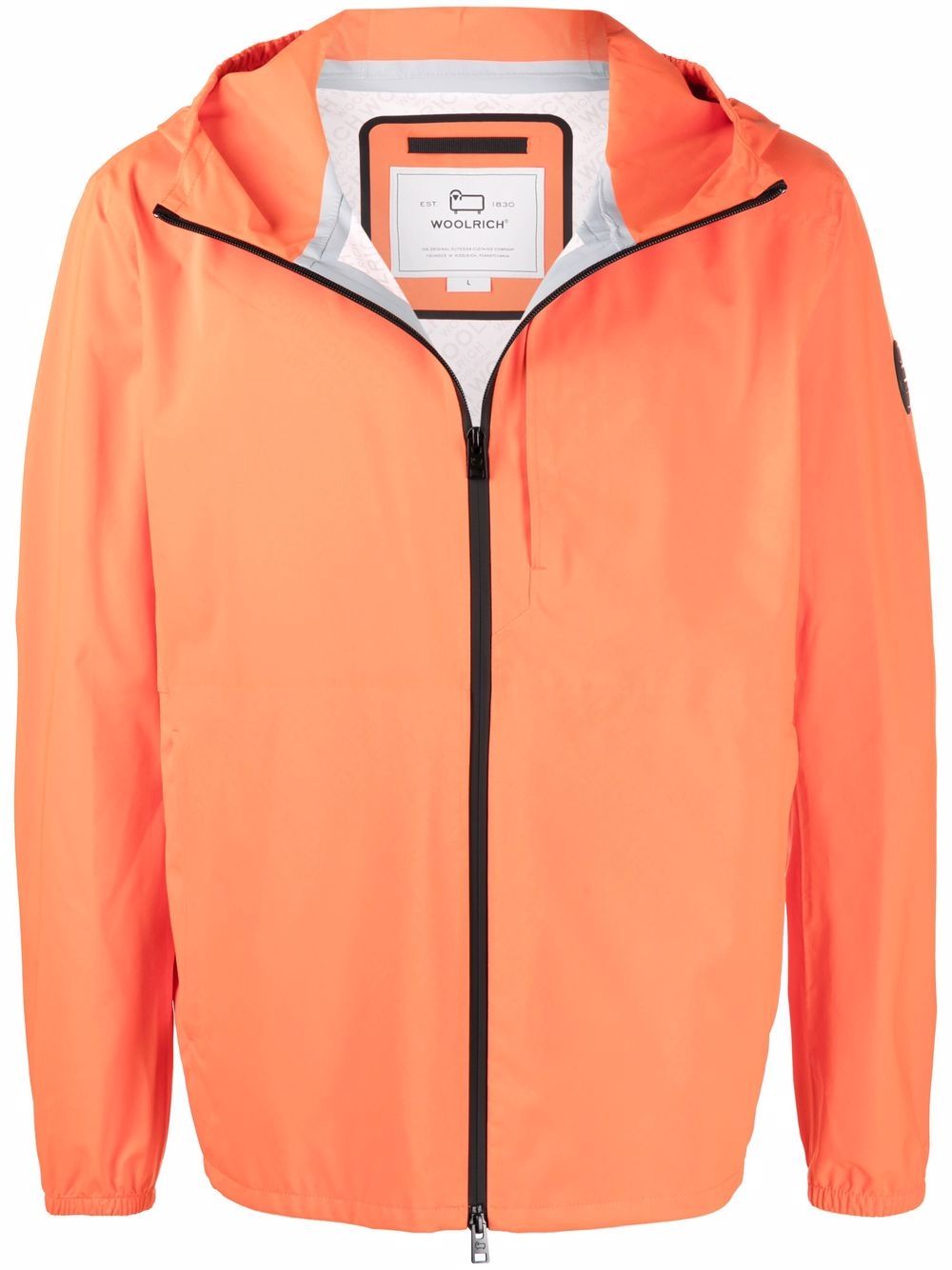 Woolrich sleeve-logo hooded jacket - Orange von Woolrich