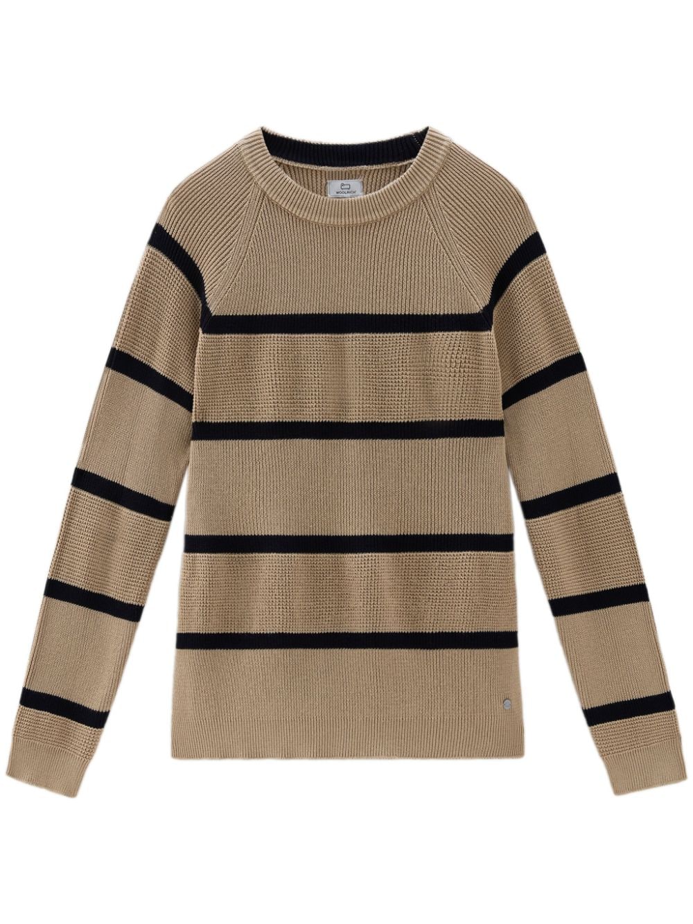 Woolrich striped crew-neck jumper - Neutrals von Woolrich