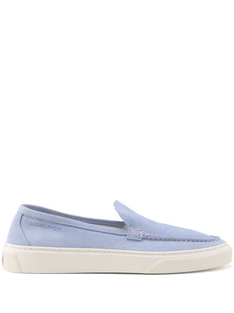 Woolrich suede slip-on loafers - Blue von Woolrich