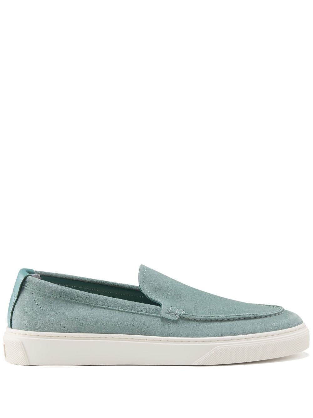 Woolrich suede slip-on loafers - Green von Woolrich