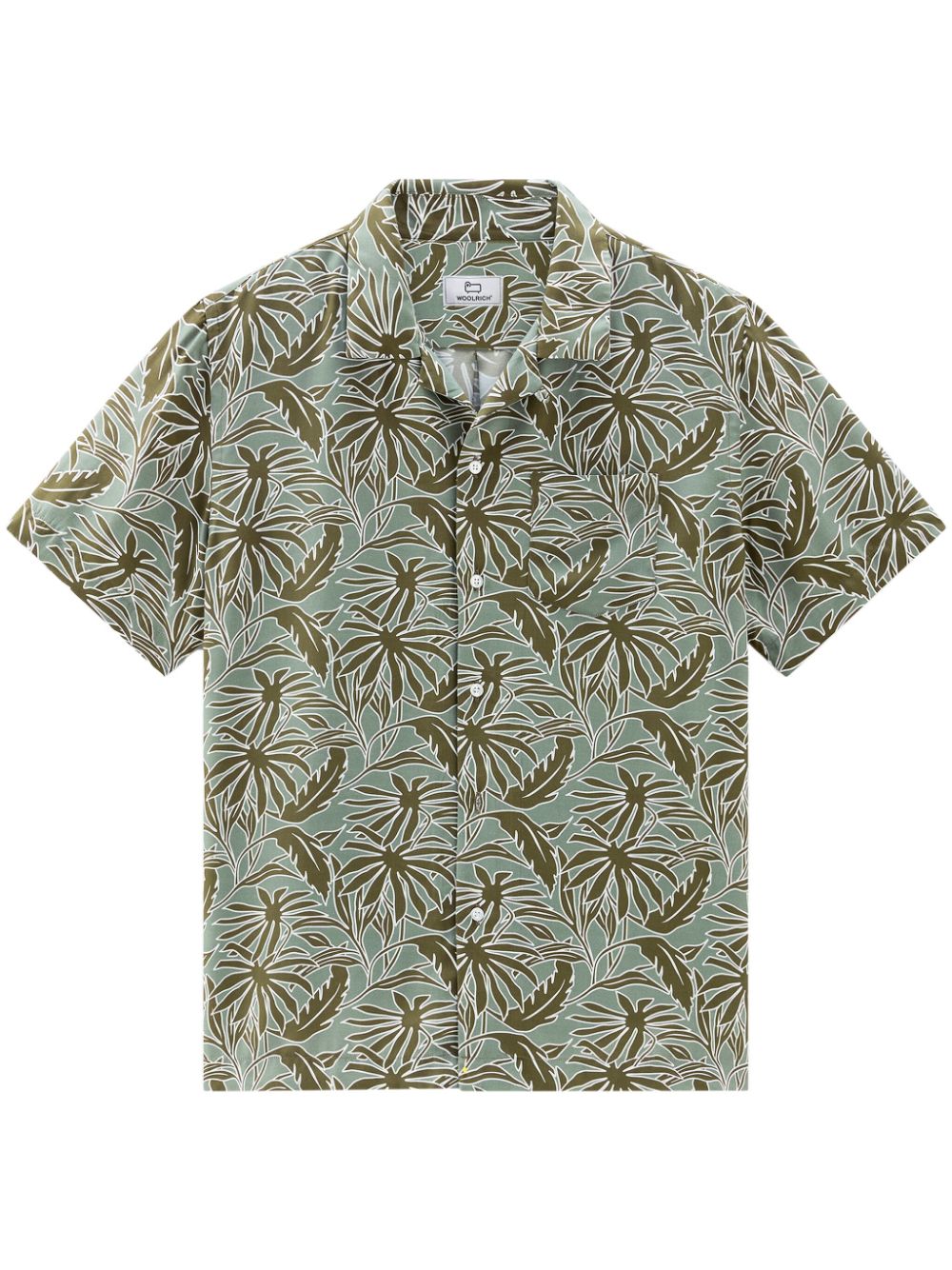 Woolrich tropical-print bowling shirt - Green von Woolrich