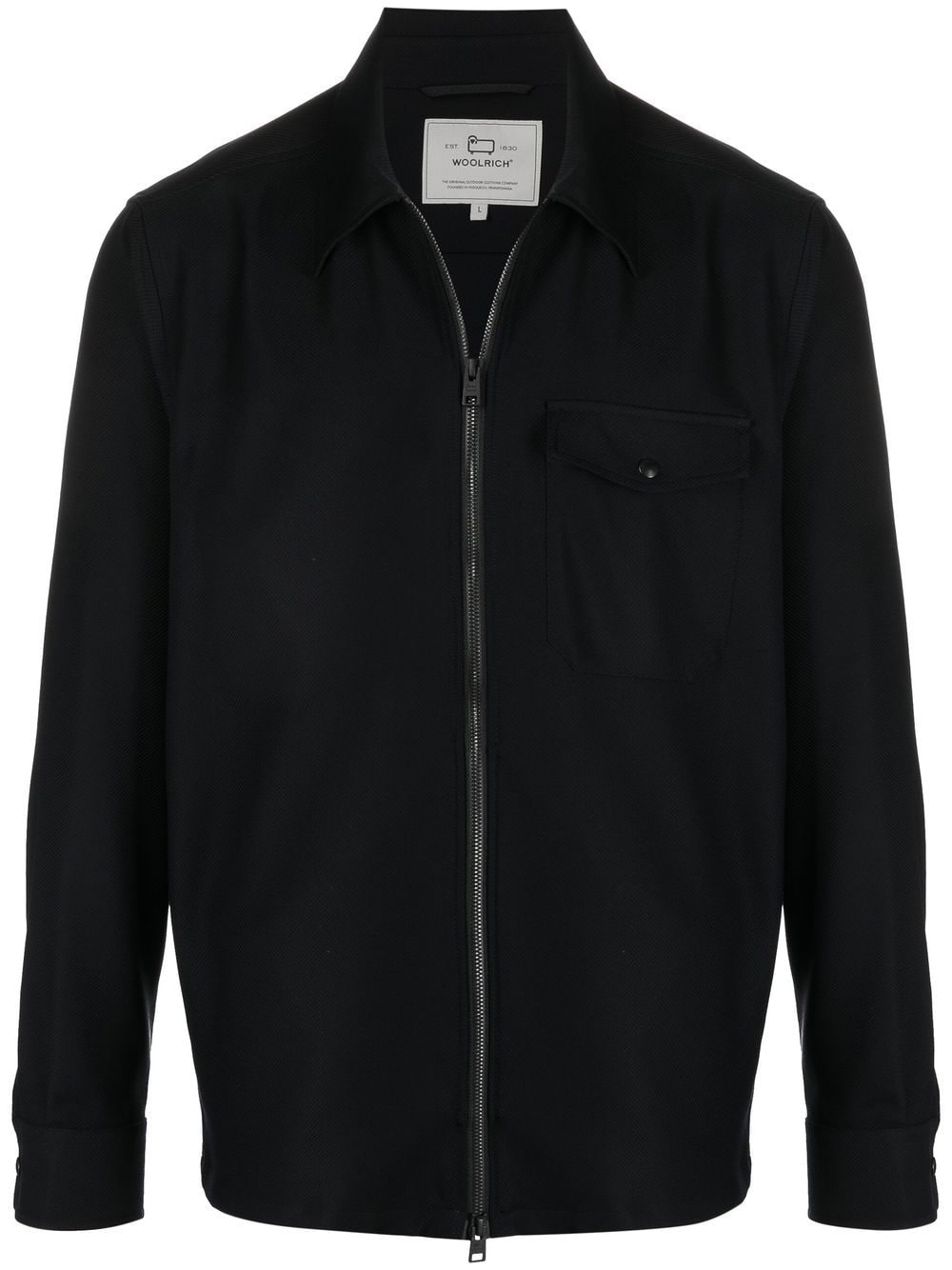 Woolrich virgin wool shirt jacket - Blue von Woolrich