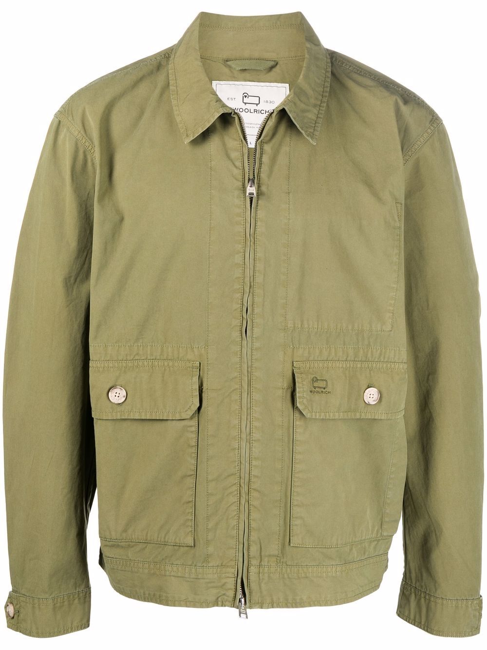 Woolrich zip-up bomber jacket - Green von Woolrich