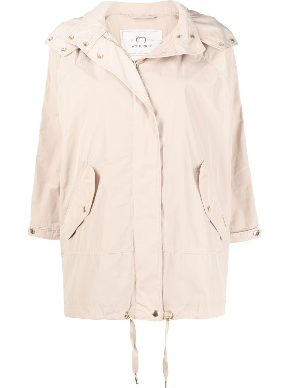 Woolrich zip-up parka coat - Neutrals von Woolrich