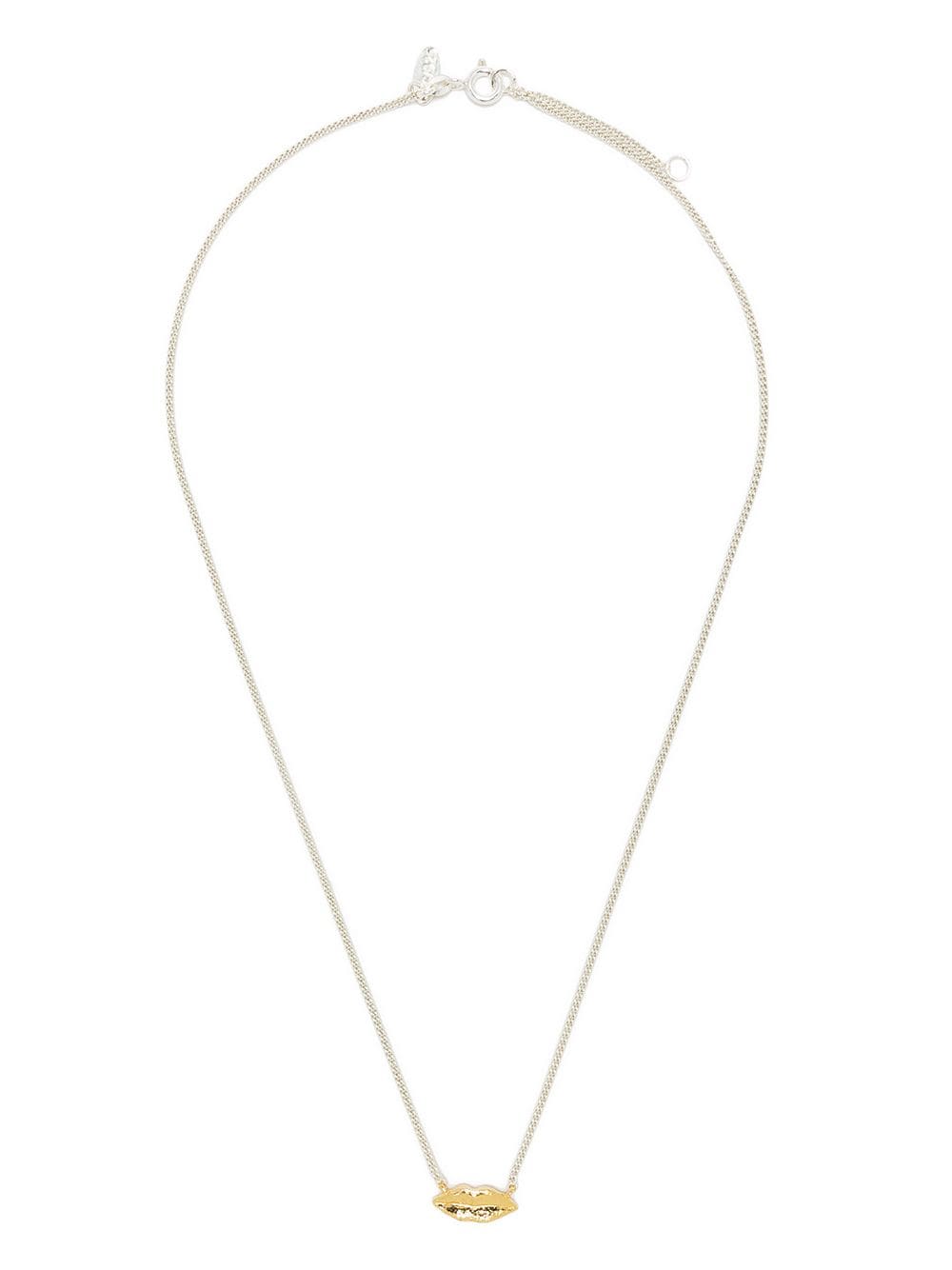 Wouters & Hendrix lips pendant necklace - Gold von Wouters & Hendrix